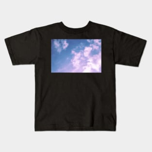 Sky with pink clouds Kids T-Shirt